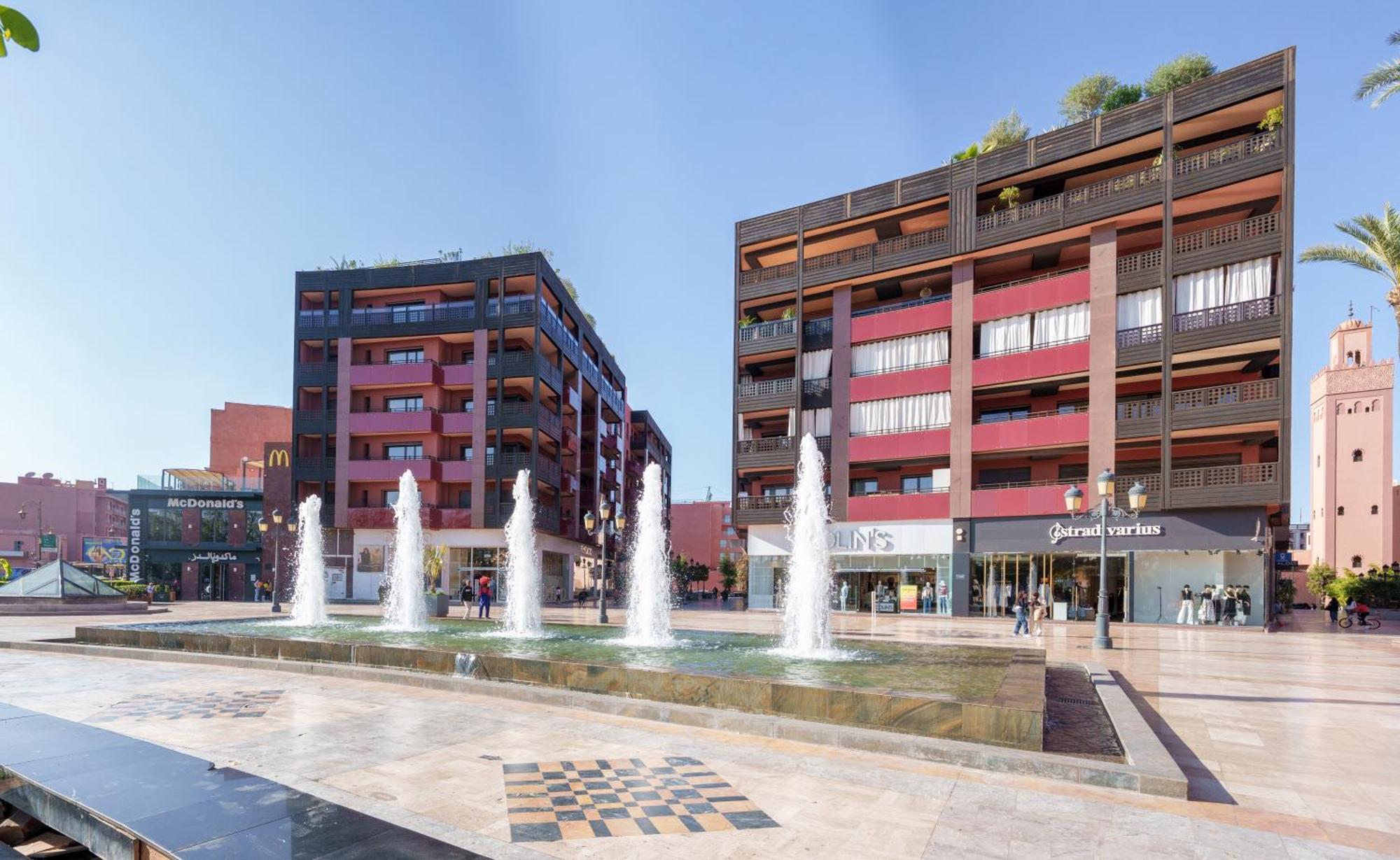 Appartement Chic Gueliz Plaza Avec Vue مراكش المظهر الخارجي الصورة