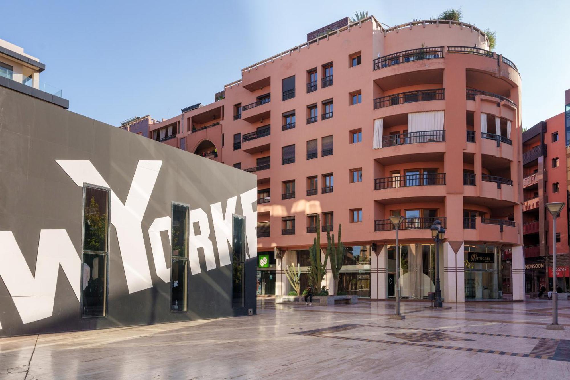 Appartement Chic Gueliz Plaza Avec Vue مراكش المظهر الخارجي الصورة