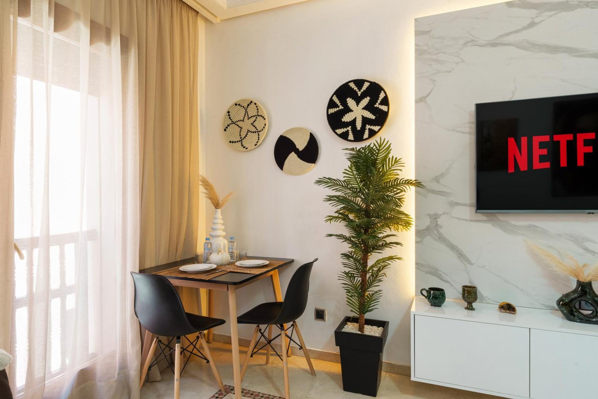 Appartement Chic Gueliz Plaza Avec Vue مراكش المظهر الخارجي الصورة