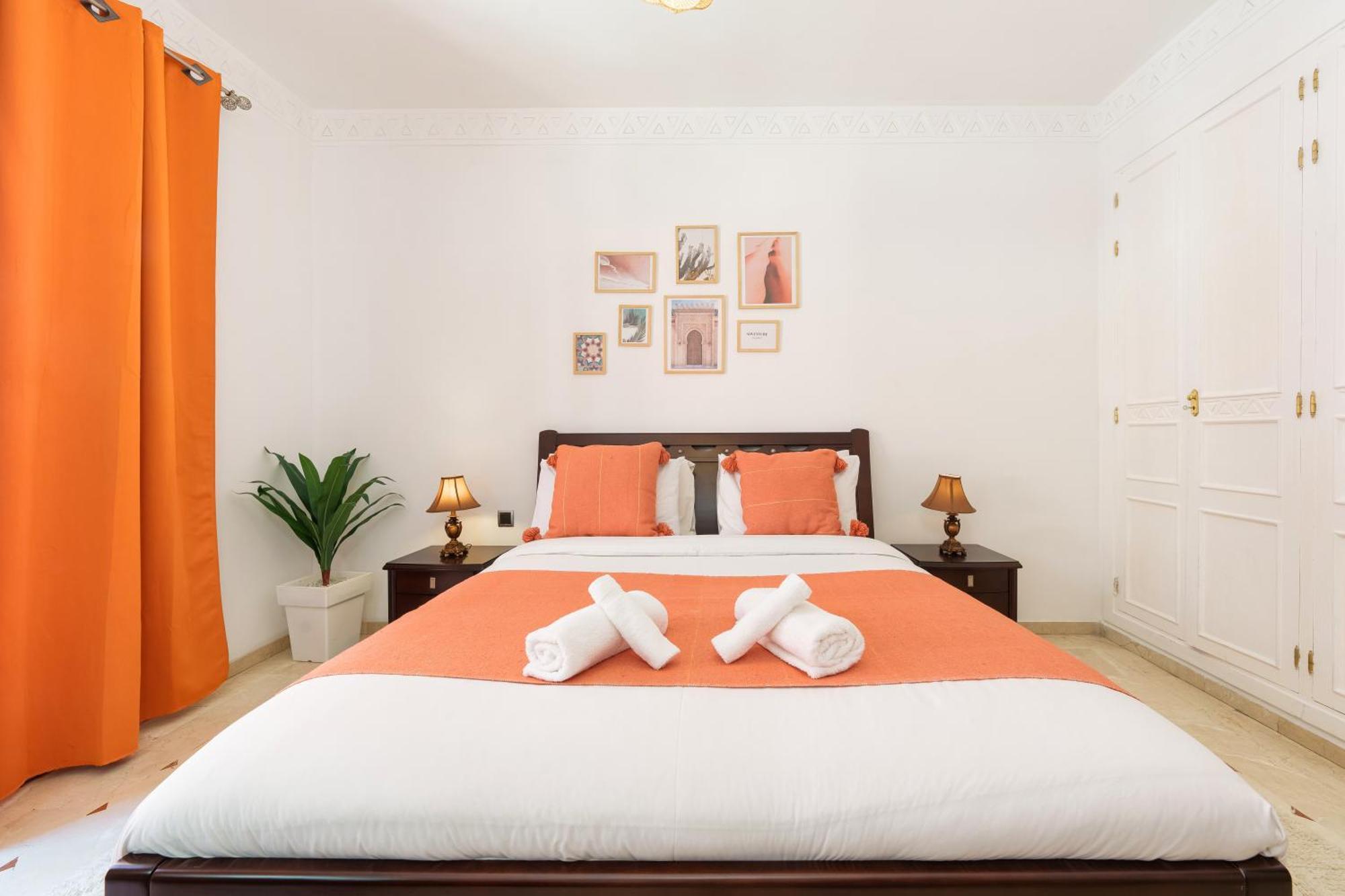 Appartement Chic Gueliz Plaza Avec Vue مراكش المظهر الخارجي الصورة
