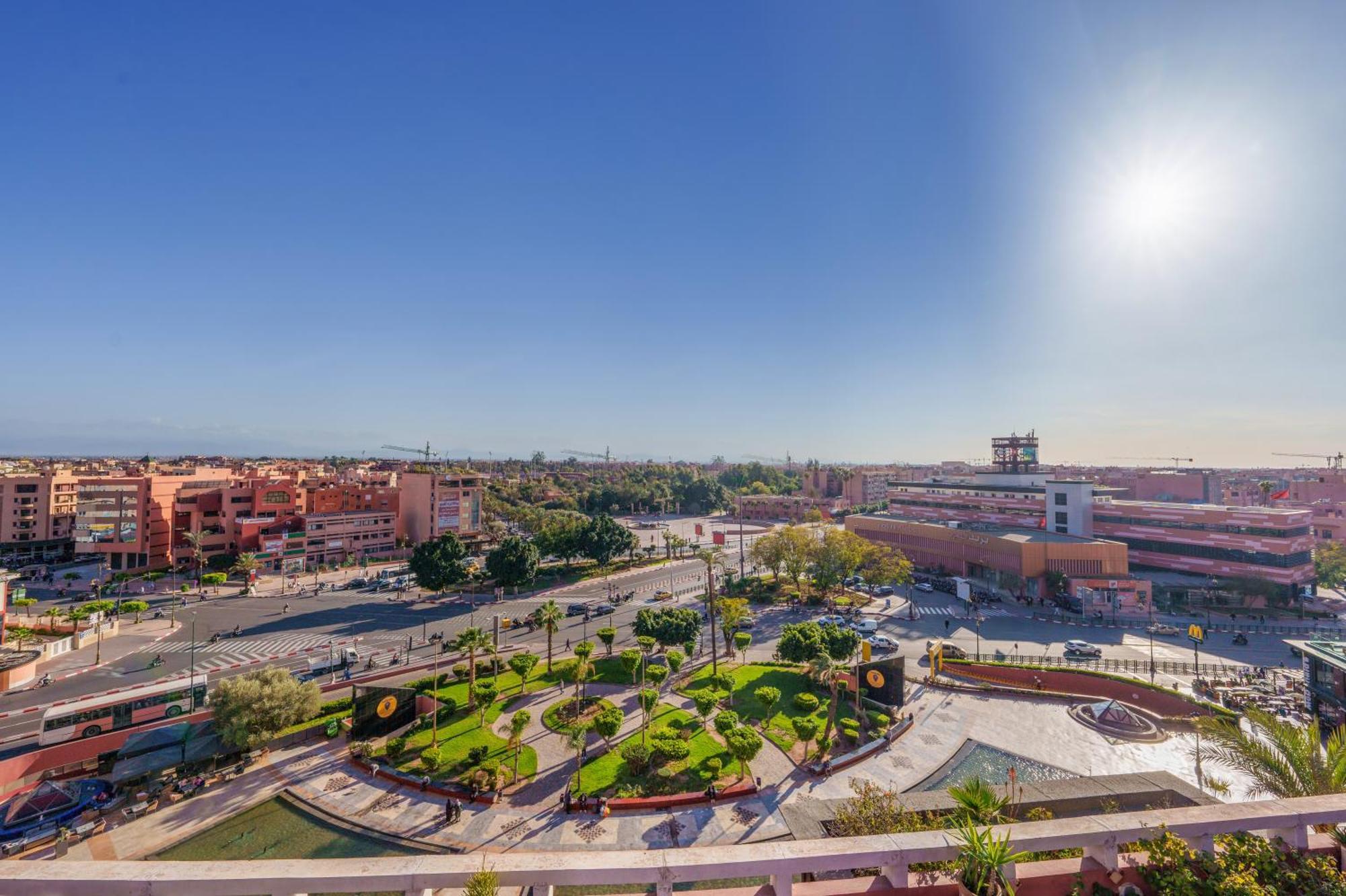 Appartement Chic Gueliz Plaza Avec Vue مراكش المظهر الخارجي الصورة
